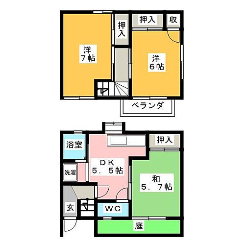 岐阜県羽島郡笠松町北及 3K 一戸建て 賃貸物件詳細