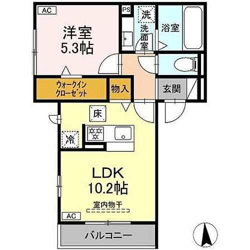 岐阜県羽島郡岐南町下印食4丁目126番地1、127番地 岐南駅 1LDK アパート 賃貸物件詳細