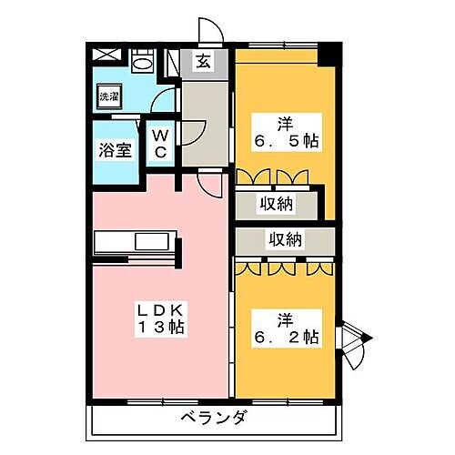 岐阜県岐阜市中西郷4丁目 2LDK マンション 賃貸物件詳細