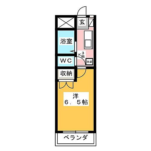 岐阜県岐阜市折立 1K マンション 賃貸物件詳細