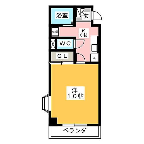 岐阜県岐阜市領下7丁目 細畑駅 1K マンション 賃貸物件詳細