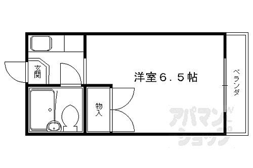 京都府京都市北区大宮西総門口町 北大路駅 1K マンション 賃貸物件詳細