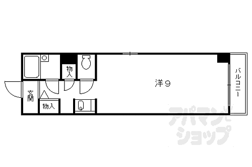 京都府京都市伏見区深草西浦町8丁目 竹田駅 1K マンション 賃貸物件詳細