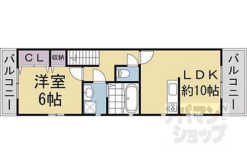 クレバメント太秦 2階 1LDK 賃貸物件詳細