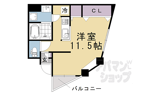 京都府京都市西京区桂稲荷山町 桂駅 1K マンション 賃貸物件詳細