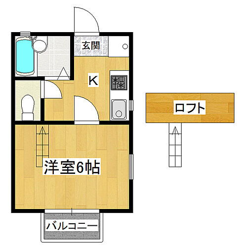 茨城県つくば市東光台1丁目 研究学園駅 1K アパート 賃貸物件詳細