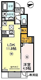 兵庫県三木市芝町 三木上の丸駅 1LDK アパート 賃貸物件詳細