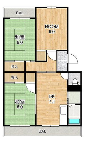 滋賀県大津市大萱5丁目 瀬田駅 3DK マンション 賃貸物件詳細