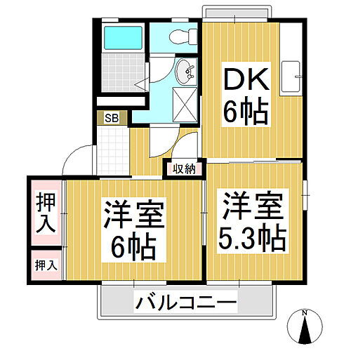 長野県長野市大字下駒沢 三才駅 2DK アパート 賃貸物件詳細