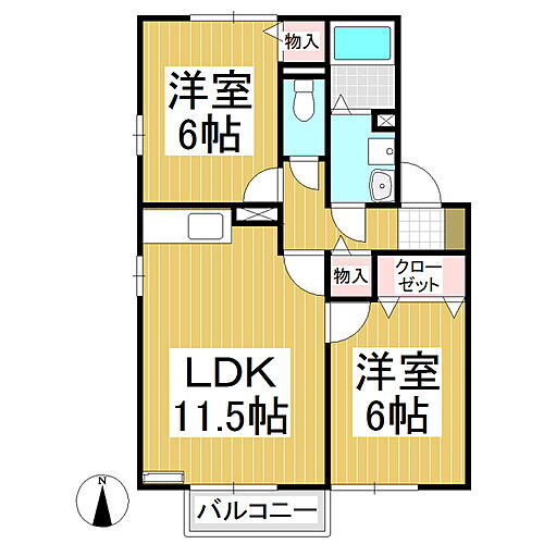 長野県上田市芳田 大屋駅 2LDK アパート 賃貸物件詳細