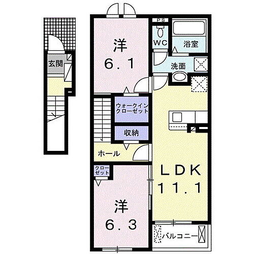 長野県小諸市大字御影新田 三岡駅 2LDK アパート 賃貸物件詳細