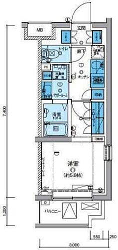 神奈川県横浜市神奈川区松見町3丁目524-4 妙蓮寺駅 1K マンション 賃貸物件詳細