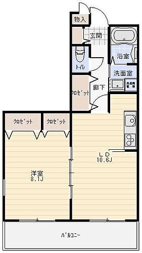 アルドール 2階 1LDK 賃貸物件詳細