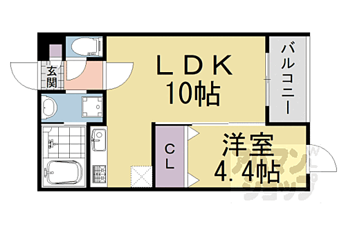 陽明館ＩＩＩ 3階 1LDK 賃貸物件詳細