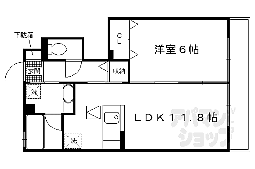 エーデルハイム南端 1階 1LDK 賃貸物件詳細