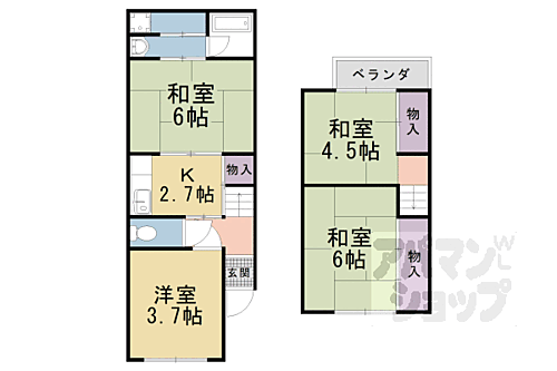 京都府京都市山科区音羽八ノ坪 山科駅 4K 一戸建て 賃貸物件詳細