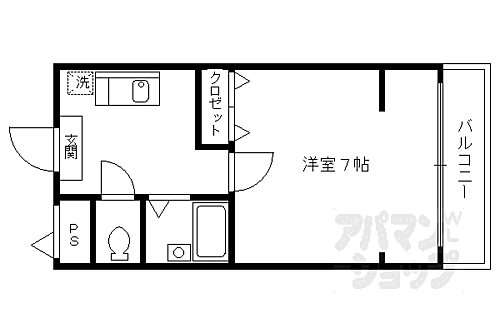 京都府宇治市宇治壱番 宇治駅 1K マンション 賃貸物件詳細