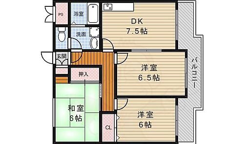 大阪府豊中市春日町5丁目 牧落駅 3DK マンション 賃貸物件詳細