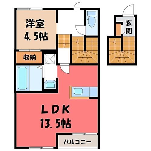 ラヴィーヌ中丸 2階 1LDK 賃貸物件詳細