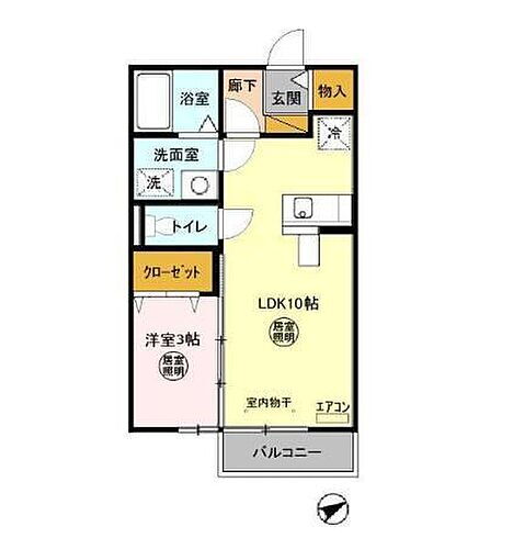 千葉県木更津市清見台東3丁目 木更津駅 1LDK アパート 賃貸物件詳細
