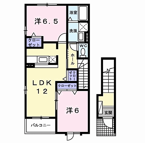 千葉県袖ケ浦市今井3丁目15-1 袖ケ浦駅 2LDK アパート 賃貸物件詳細