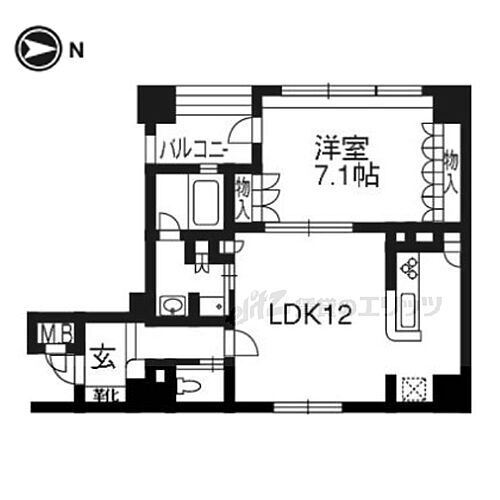 京都府京都市下京区烏丸通五条上る悪王子町 五条駅 1LDK マンション 賃貸物件詳細