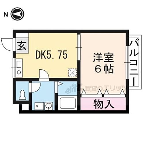 京都府京都市西京区上桂西居町 上桂駅 1DK アパート 賃貸物件詳細