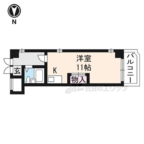 京都府京都市中京区新シ町通蛸薬師下る下黒門町 大宮駅 1K マンション 賃貸物件詳細