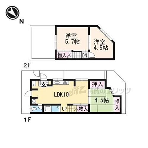 京都府京都市北区鷹峯黒門町 北大路駅 3LDK 一戸建て 賃貸物件詳細