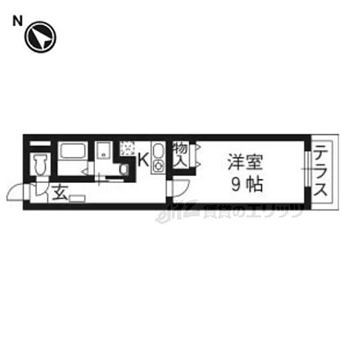 京都府京都市西京区桂木ノ下町 桂駅 1K マンション 賃貸物件詳細