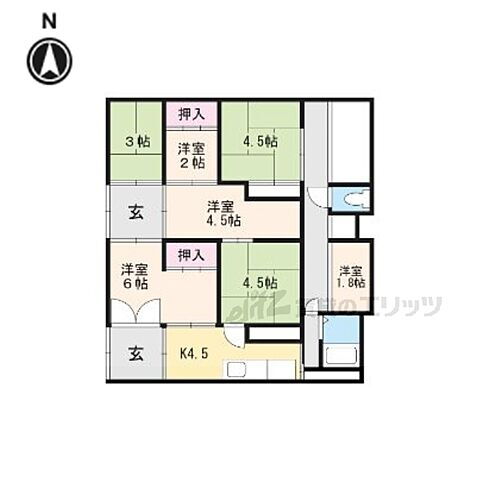 西七条北西野町３５－３貸家 6K 賃貸物件詳細