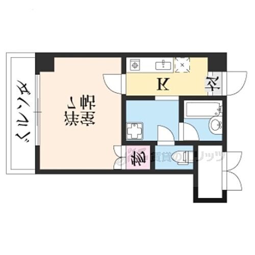 京都府京都市中京区壬生梛ノ宮町 大宮駅 1K マンション 賃貸物件詳細