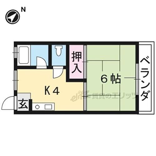 滋賀県草津市平井3丁目 草津駅 1DK アパート 賃貸物件詳細