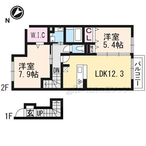 滋賀県大津市大将軍1丁目 瀬田駅 2LDK アパート 賃貸物件詳細