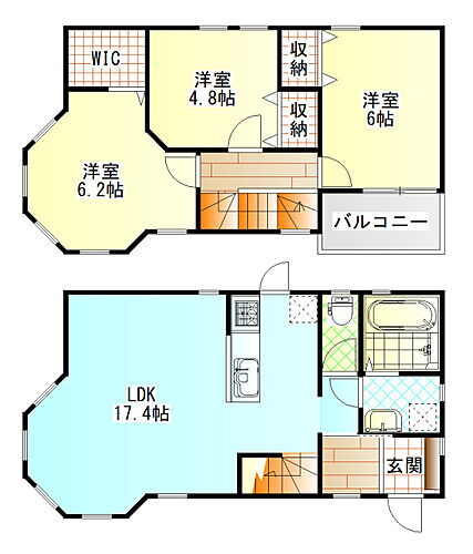 神奈川県小田原市酒匂2丁目 鴨宮駅 3LDK 一戸建て 賃貸物件詳細