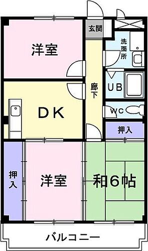 兵庫県加古川市別府町新野辺 別府駅 3DK マンション 賃貸物件詳細