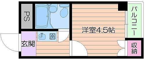 ケアンズクラブ帝塚山 5階 1K 賃貸物件詳細