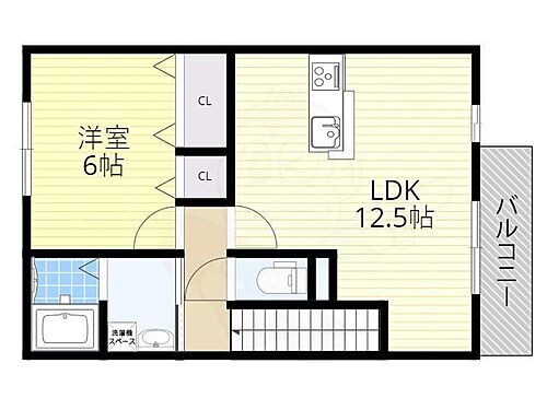 滋賀県栗東市高野 手原駅 1LDK アパート 賃貸物件詳細