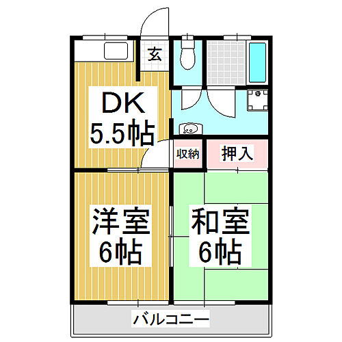 長野県伊那市上の原 伊那北駅 2DK アパート 賃貸物件詳細