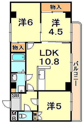 兵庫県神戸市垂水区千鳥が丘2丁目 山陽垂水駅 3LDK マンション 賃貸物件詳細