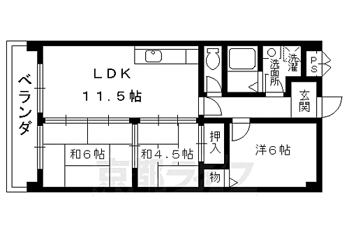 京都府京都市左京区一乗寺下リ松町 一乗寺駅 3LDK マンション 賃貸物件詳細