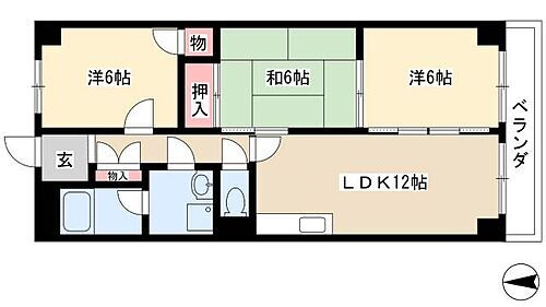 愛知県名古屋市中川区高杉町260 高畑駅 3LDK マンション 賃貸物件詳細