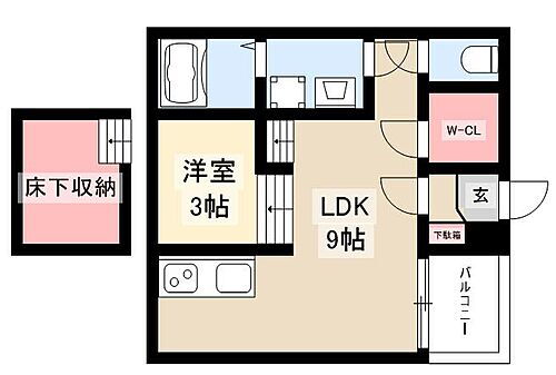 愛知県名古屋市中村区上石川町2丁目27-2 中村公園駅 1LDK アパート 賃貸物件詳細