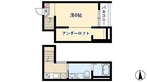 愛知県名古屋市港区新船町4丁目2-18 東海通駅 1K アパート 賃貸物件詳細
