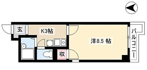 愛知県名古屋市熱田区金山町1丁目14-2 金山駅 1K マンション 賃貸物件詳細