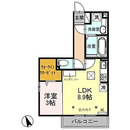 メゾン・ラシュレ 1階 1LDK 賃貸物件詳細