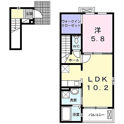 栃木県栃木市沼和田町4-16 栃木駅 1LDK アパート 賃貸物件詳細