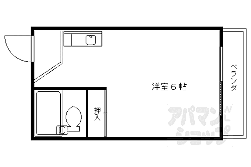 京都府京都市右京区西京極午塚町 西京極駅 1K マンション 賃貸物件詳細