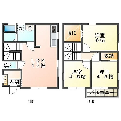 柳山津興貸家３ 3LDK 賃貸物件詳細