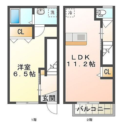 Ｍａｉｓｏｎｅｔｔｅ　Ｌａｎｄ　河原田 1LDK 賃貸物件詳細